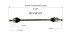 NCV36107 by GSP AUTO PARTS NORTH AMERICA INC - NEW CV Axle