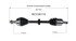 NCV36115 by GSP AUTO PARTS NORTH AMERICA INC - NEW CV Axle