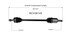 NCV36140 by GSP AUTO PARTS NORTH AMERICA INC - NEW CV Axle