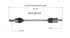 NCV36143 by GSP AUTO PARTS NORTH AMERICA INC - NEW CV Axle