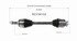 NCV36152 by GSP AUTO PARTS NORTH AMERICA INC - NEW CV Axle