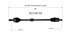 NCV36155 by GSP AUTO PARTS NORTH AMERICA INC - New CV Axle