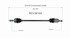 NCV36160 by GSP AUTO PARTS NORTH AMERICA INC - NEW CV Axle