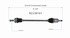 NCV36161 by GSP AUTO PARTS NORTH AMERICA INC - NEW CV Axle