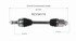 NCV36174 by GSP AUTO PARTS NORTH AMERICA INC - NEW CV Axle