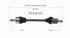 NCV36182 by GSP AUTO PARTS NORTH AMERICA INC - GSP CV Axle