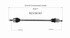 NCV36187 by GSP AUTO PARTS NORTH AMERICA INC - CV Axle Assy