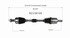 NCV36195 by GSP AUTO PARTS NORTH AMERICA INC - CV Axle Asm.