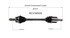 NCV36500 by GSP AUTO PARTS NORTH AMERICA INC - NEW CV AXLE