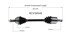 NCV36546 by GSP AUTO PARTS NORTH AMERICA INC - CV AXLE