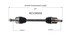 NCV36550 by GSP AUTO PARTS NORTH AMERICA INC - New CV Axle