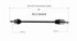 NCV36569 by GSP AUTO PARTS NORTH AMERICA INC - NEW CV AXLE