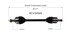 NCV36580 by GSP AUTO PARTS NORTH AMERICA INC - NEW CV AXLE