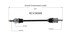 NCV36588 by GSP AUTO PARTS NORTH AMERICA INC - NEW CV AXLE