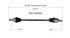 NCV36593 by GSP AUTO PARTS NORTH AMERICA INC - NEW CV AXLE