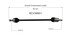 NCV36601 by GSP AUTO PARTS NORTH AMERICA INC - New CV Axle