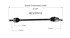 NCV37012 by GSP AUTO PARTS NORTH AMERICA INC - NEW CV Axle