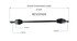 NCV37025 by GSP AUTO PARTS NORTH AMERICA INC - NEW CV Axle