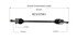 NCV37061 by GSP AUTO PARTS NORTH AMERICA INC - NEW CV Axle