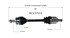 NCV37072 by GSP AUTO PARTS NORTH AMERICA INC - NEW CV Axle