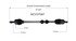 NCV37087 by GSP AUTO PARTS NORTH AMERICA INC - New CV Axle