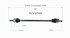 NCV37095 by GSP AUTO PARTS NORTH AMERICA INC - NEW CV Axle