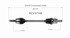 NCV37106 by GSP AUTO PARTS NORTH AMERICA INC - CV Axle Asm.