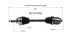 NCV37502 by GSP AUTO PARTS NORTH AMERICA INC - NEW CV AXLE