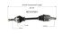 NCV37501 by GSP AUTO PARTS NORTH AMERICA INC - NEW CV AXLE