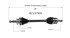 NCV37505 by GSP AUTO PARTS NORTH AMERICA INC - CV AXLE