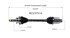 NCV37514 by GSP AUTO PARTS NORTH AMERICA INC - NEW CV AXLE