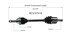 NCV37515 by GSP AUTO PARTS NORTH AMERICA INC - NEW CV AXLE