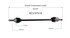 NCV37519 by GSP AUTO PARTS NORTH AMERICA INC - NEW CV AXLE