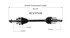 NCV37538 by GSP AUTO PARTS NORTH AMERICA INC - NEW CV AXLE