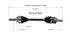 NCV37544 by GSP AUTO PARTS NORTH AMERICA INC - CV AXLE