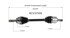 NCV37559 by GSP AUTO PARTS NORTH AMERICA INC - NEW CV AXLE