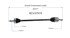 NCV37575 by GSP AUTO PARTS NORTH AMERICA INC - NEW CV AXLE