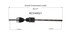 NCV40021 by GSP AUTO PARTS NORTH AMERICA INC - NEW CV AXLE