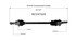 NCV47025 by GSP AUTO PARTS NORTH AMERICA INC - NEW CV Axle