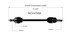 NCV47050 by GSP AUTO PARTS NORTH AMERICA INC - New CV Axle