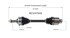 NCV47540 by GSP AUTO PARTS NORTH AMERICA INC - New CV Axle