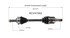 NCV47582 by GSP AUTO PARTS NORTH AMERICA INC - NEW CV AXLE