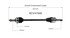 NCV47590 by GSP AUTO PARTS NORTH AMERICA INC - NEW CV AXLE