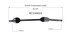 NCV48023 by GSP AUTO PARTS NORTH AMERICA INC - NEW CV Axle