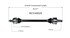 NCV48025 by GSP AUTO PARTS NORTH AMERICA INC - NEW CV Axle