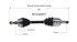 NCV48501 by GSP AUTO PARTS NORTH AMERICA INC - NEW CV AXLE