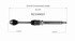 NCV49007 by GSP AUTO PARTS NORTH AMERICA INC - New CV Axle