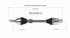 NCV49015 by GSP AUTO PARTS NORTH AMERICA INC - New CV Axle