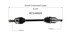 NCV49500 by GSP AUTO PARTS NORTH AMERICA INC - NEW CV AXLE