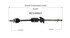 NCV49507 by GSP AUTO PARTS NORTH AMERICA INC - NEW CV AXLE